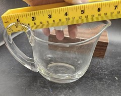 VTG Luigi Bormioli Italy Blown Glass Pitcher Small with Original Tag