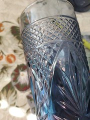 4 Cristal D’Arques-Durand «Antique Amethyst» 6 1/4 Inch Cooler/Tumbler/Glass/Cup