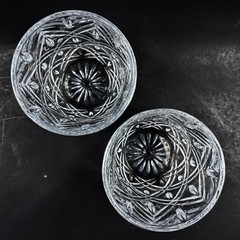 Mikasa CLAREMONT Old Fashioned Blown Glass Fine Crystal 10oz Discontinued Set 2