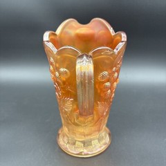 Northwood Marigold 5pc. Raspberry Carnival Glass Water Set