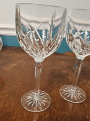Marquis by Waterford Brookside set of 4 All Purpose Beverage Goblet Crystal