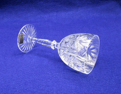 6 Wittwer Paris Pure Handmade Lead Crystal 24% Claret Wine Glasses