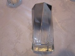 Vintage Vitreon Queens LUSTERWARE glass 4-tumbler Ombre 8-sided Hex 12 Oz. r