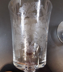 Fostoria Willow Pattern 4 1/2″ Juice Glasses & 5 3/4″ Water Glasses Footed – 5