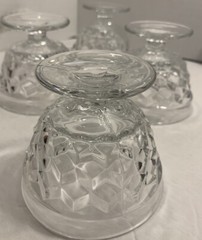 Fostoria Crystal Glass American Sundae Parfait Cups Set Of 4 American Clear Mint