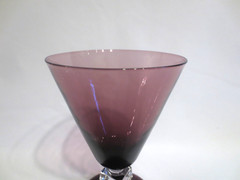 SET OF 7 BRYCE WILMINGTON AMETHYST WATER GOBLETS #945