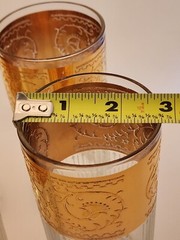 6 Vtg CULVER STARLYTE Highball Hollywood Glam Glasses w/Ornate 22K Gold Bands