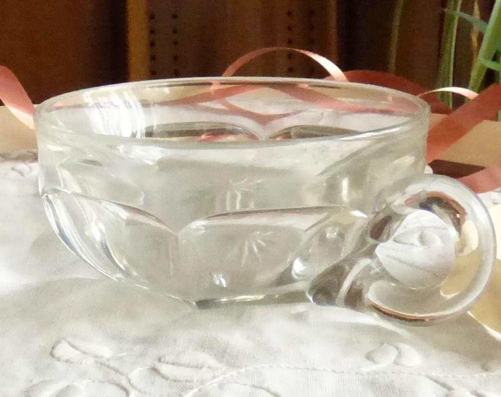 Punch Lunch Cup, Heisey Glass Co Newark Ohio, Antique Replace Item, 2 Available