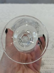 Vintage Set of 2 Cherbourg 24% French Lead Crystal Unit No. 3 Champagne/Sherbet