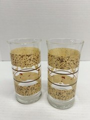 Vintage Libbey Ducks And Hens Glasses Tumblers 14 Oz And 10 Oz Set Of 6