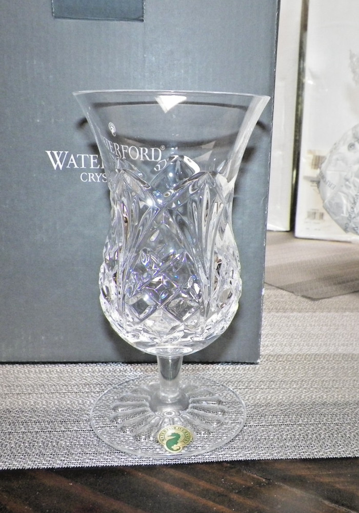 WATERFORD WATERVILLE ROSE ICED BEVERAGE SET OF FOUR (4) NEW IN BOX 154635