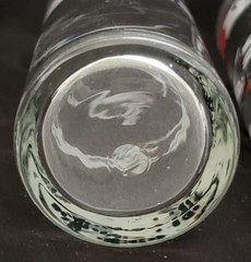Vintage Libbey Tally Ho Fox Hound MCM Tom Collins Highball Bar Glasses Tumblers
