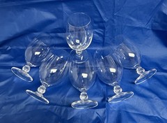 Set of 12 Rondelle (Plain Bowl, No Trim)by GORHAM CRYSTAL (Very Rare)