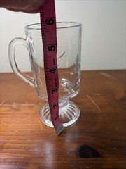 Vintage Princess House Crystal Heritage Irish Coffee Mug Glass Single 1980’s