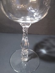 Fostoria Cellini Loop Optic Goblet