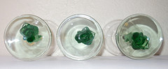 Cristal d Arques Durand SIESTA Man in Sombrero Sleeping Margarita Glass Set 3