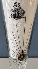 VINTAGE Libbey Pirate Treasure Island Pilsner Beer Glass Gold Rim – U CHOOSE QTY