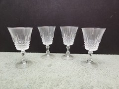 Cristal D’Arques TUILLERIES VILLANDRY Cordial Glasses Set of 4