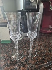 RCR Royal Crystal Rock Champagne Flute Glasses Set Of 2