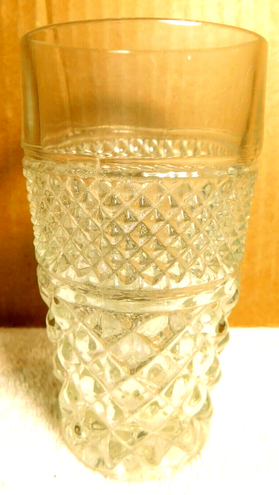 Anchor Hocking~Wexford Vintage 5 1/2″ Glass Tumbler Selling By Each