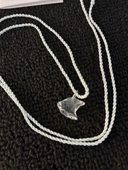 Lalique Crystal Fish Necklace
