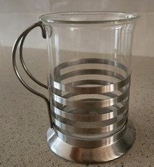 Leonardo ‘Balance’ Set of 4 Boroscillate Glasses w/ Stainless Steel Frames