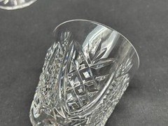 Set of 4 ~ Waterford «CLARE» Crystal Claret Wine Glasses ~ 5 7/8″ Tall