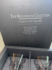 Waterford Crystal The Millennium Collection A Toast To The Year 2000 New In Box