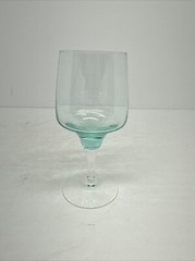 Vintage Sasaki 5″ Harmony Aqua Small Wine/Sherry Glass Replacement