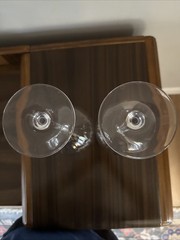 Orleans By Towle Lead Crystal Wine Glasses 28 oz Set Of 2 Austria Bordeaux
