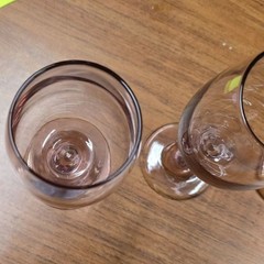 RETIRED Wine/Water Goblet Premiere PLUM LIBBEY GLASS COMPANY
