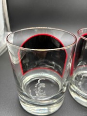 Funeral Director , John B. Brown, ROCKS (4) Glasses by Houze Glass Co RARE!