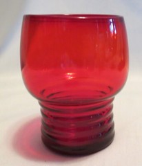 Imperial Shaeffer Ruby Red 3” 5 oz Flat Juice Tumbler(s)