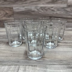 Pasabache Juice Glass 7 PCS 6 oz PAB23 Height: 3 7/8 in Width: 2 5/8 in MCM