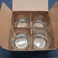 VTG Anchor Hocking Moments Rocks Glasses 10oz Whiskey Lowball Weighted USA 4pack