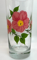 Set of 5 Franciscan England DESERT ROSE 16oz Tumbler Glasses 6 1/4″
