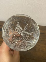 PAIR Of WATERFORD Crystal ARAGLIN Fluted Champagne Glasses 8 3/8″H, SIGNED