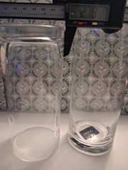 NEW Mikasa JULIE HIGHBALL Crystal Glasses Complete Set of 2 NWT 16.5 Oz.