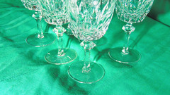 6 Bleikristall Nachtmann Lead Crystal Contessa Wine Glasses