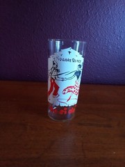 Vintage 1950’s/1960’s Square Dance Couple «do si do» Highball Cocktail Glass
