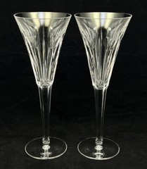Waterford Crystal Millennium Series Love Hearts Toasting Champagne Flute 2Pc Set