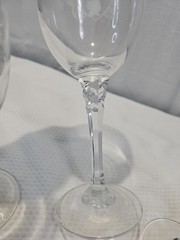 Towle Crystal Pedestal Water Goblets ( CREAMER) Genuine Lead Crystal