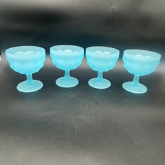 Westmorland Ashburton Blue Mist Sherbet Glasses – Set Of 4