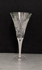 Vintage WATERFORD MILLENIUM Crystal Frosted Stem Champagne Flute: 9.25″, 7oz