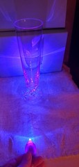6 Tiffany & Co Tall Pilsner Glass Rock Cut 9 3/4” Germany Mother’s /Father’s Day