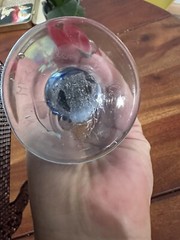 Handmade Goblet Volcano Mt St Helens Ash American Studio Glass