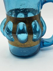 Vintage 1960’s Felipe Derflingher Caged Glass Brutalist Tankard Mug