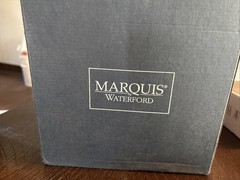 Marquis by Waterford 4 Wine glasses Antique Never Used