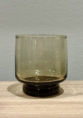 Set of 6 Vintage Libbey Tawny Accent MCM Rocks/Lowball Drinking Tumbler 9 Oz-