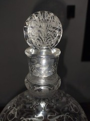 LIQUEUR BACCARAT MICHELANGELO – Cristal Gravé Epoque Art Déco 1930